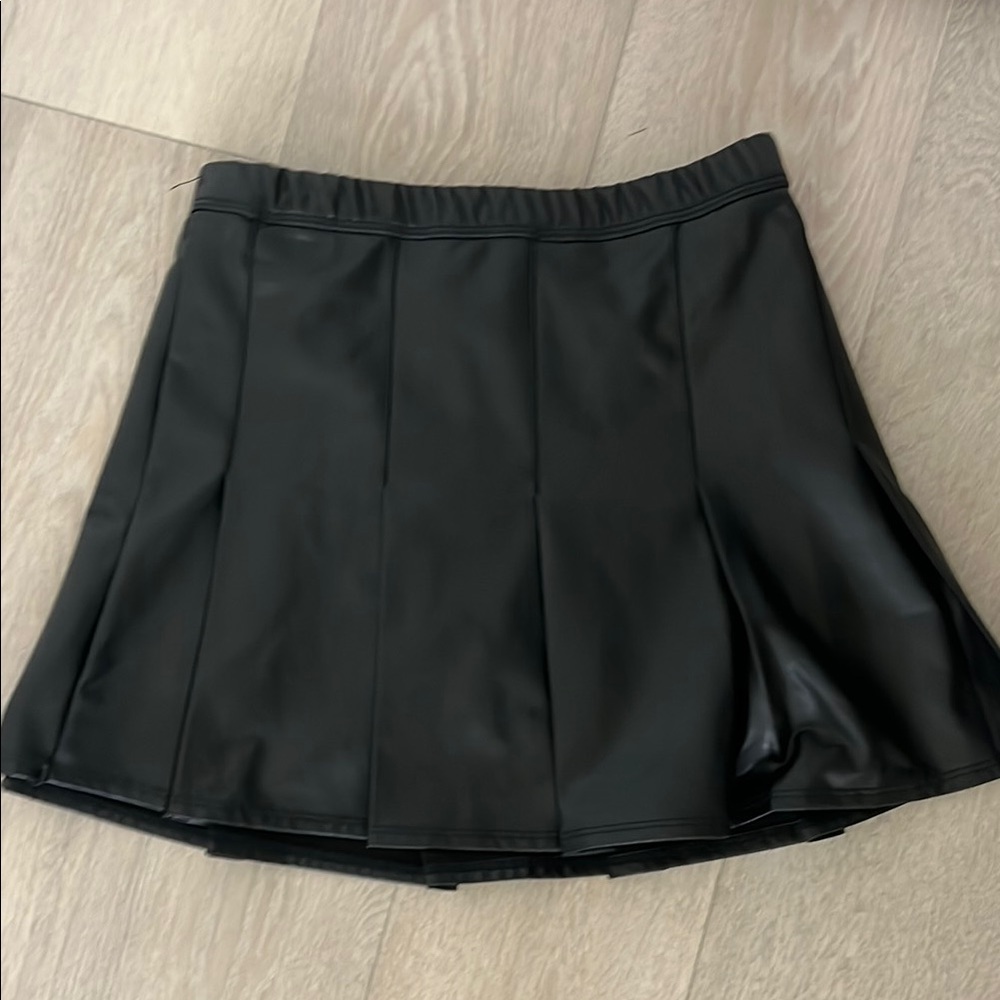Black Pleated Skirt